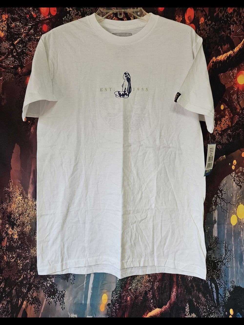 Hinano Tahiti White Graphic T-Shirt With 2 Sided High Life Design